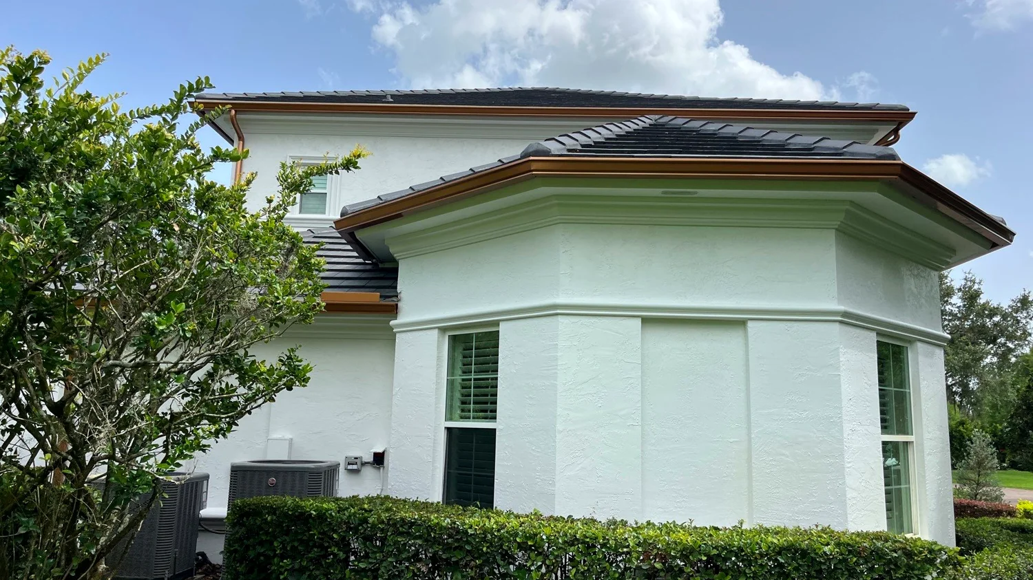 Gutter system on an Orlando-area home